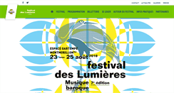 Desktop Screenshot of festival-des-lumieres.com